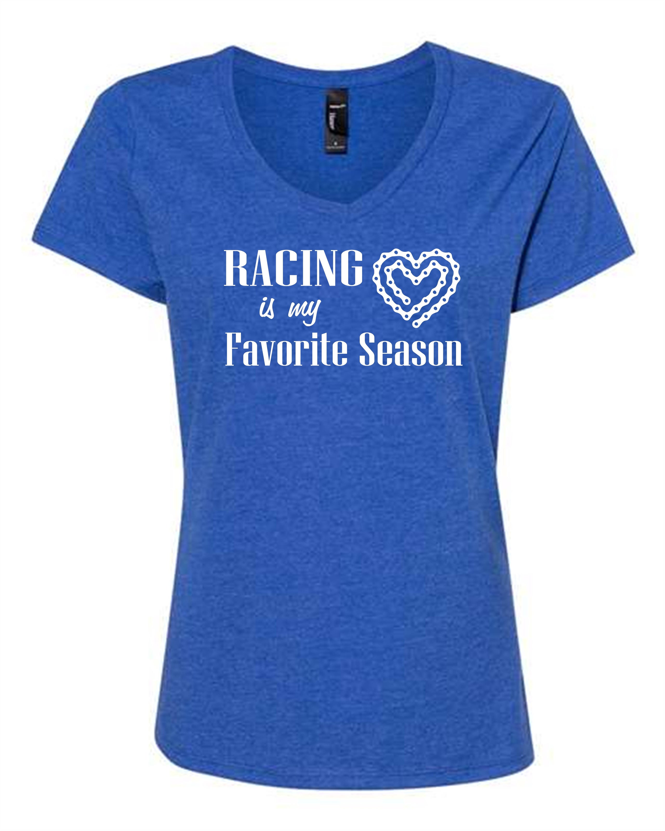 Ladies 'RACING is my Favorite Season' Tee